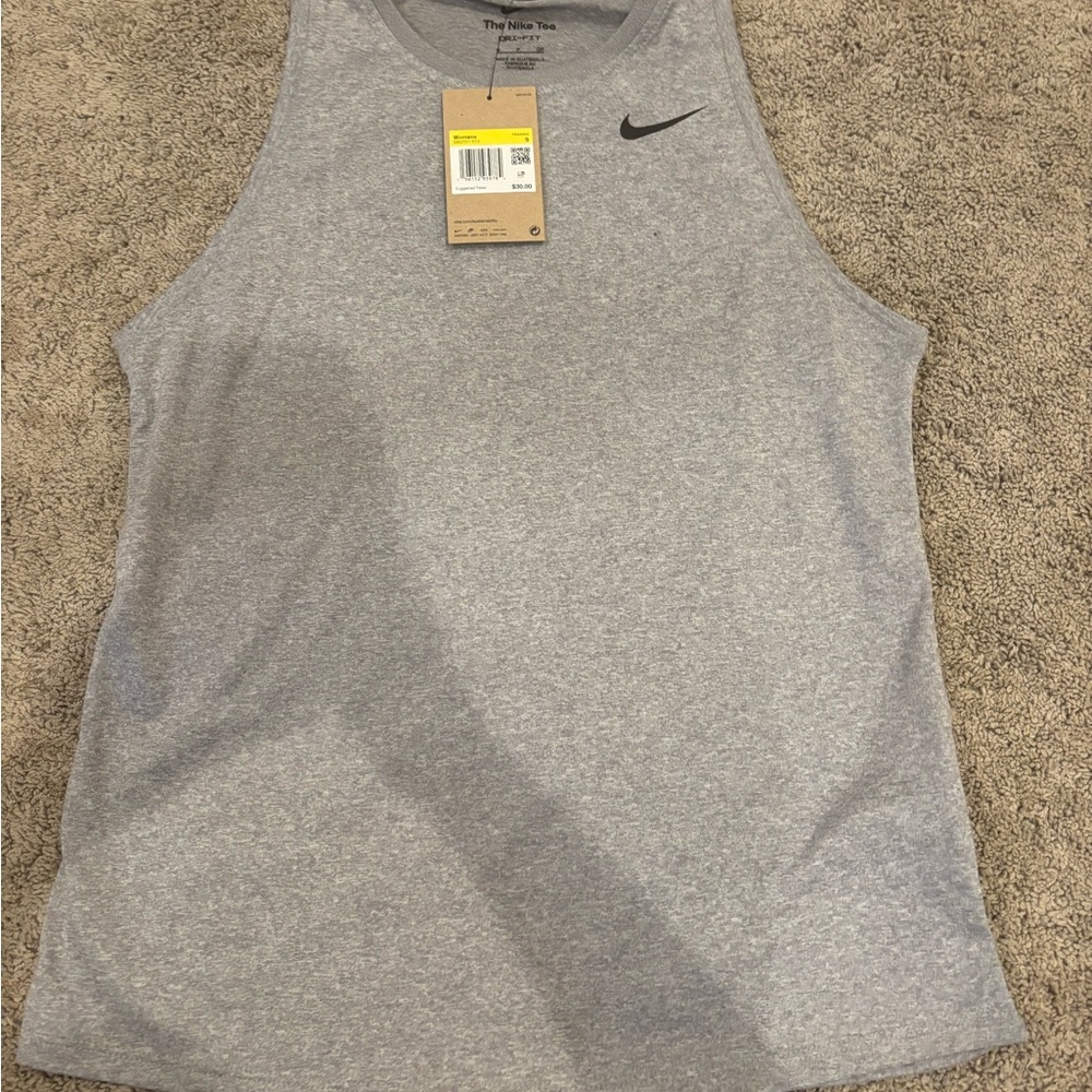 Nike Heather Gray Athletic Tank